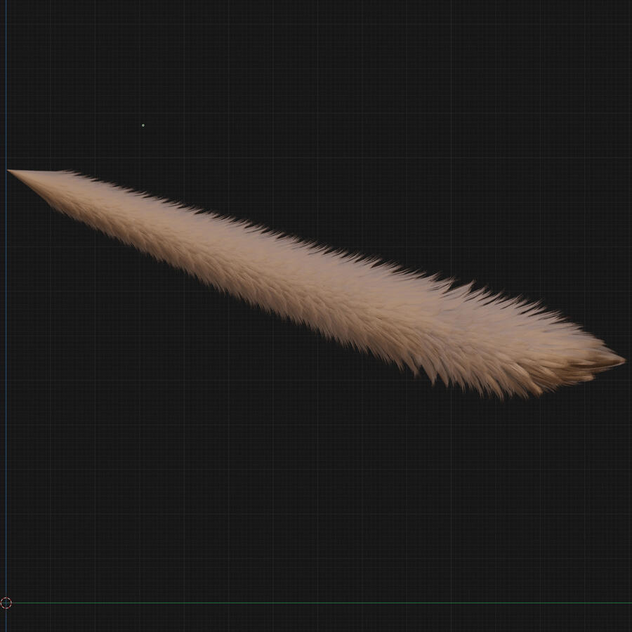Organised fluff tail